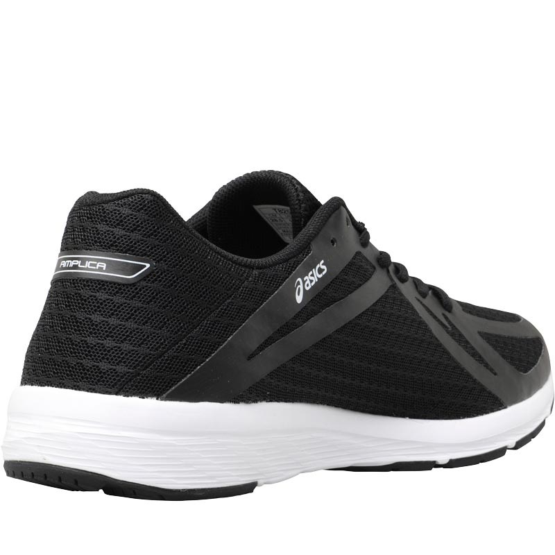 Buy Asics Mens Amplica Neutral Running Shoes Black/Black/White