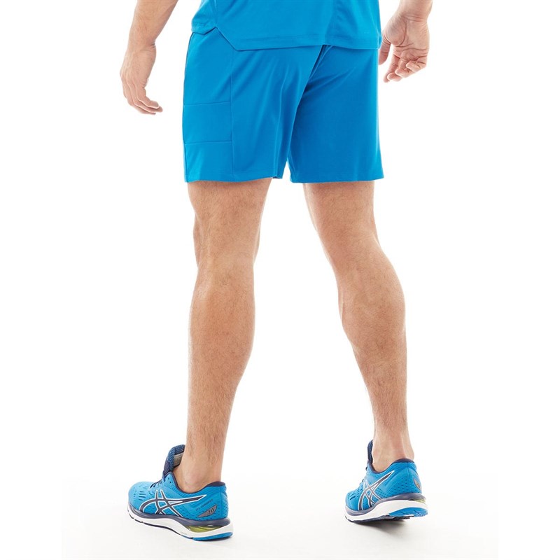 Buy Asics Mens Bermuda Gym Shorts Race Blue