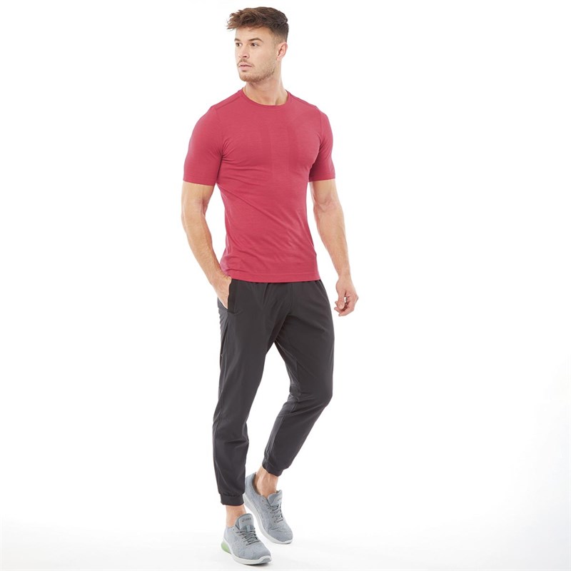 asics t shirt homme rouge