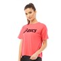 Asics Damer Big Logo T-Shirt Lyserød