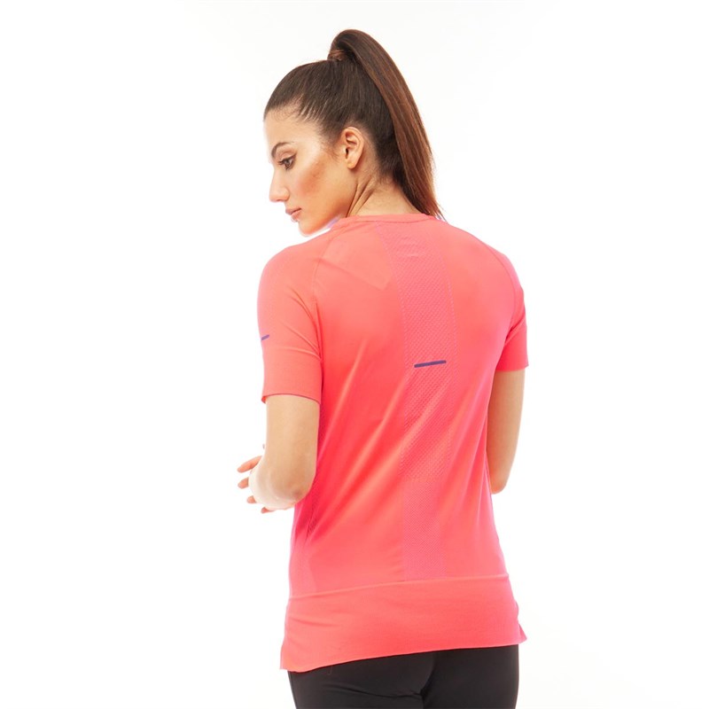 Asics Damskie Seamless T-Shirt Różowy