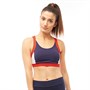 Asics Brassière de Sport Color Block 2 Femme Bleu