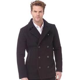 Farah Vintage Męskie Myton Pea Kurtka Czarny