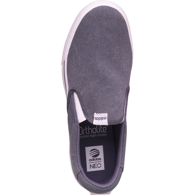 Buy Adidas Neo Mens Park St Slip On Pumps Lead White Lead White