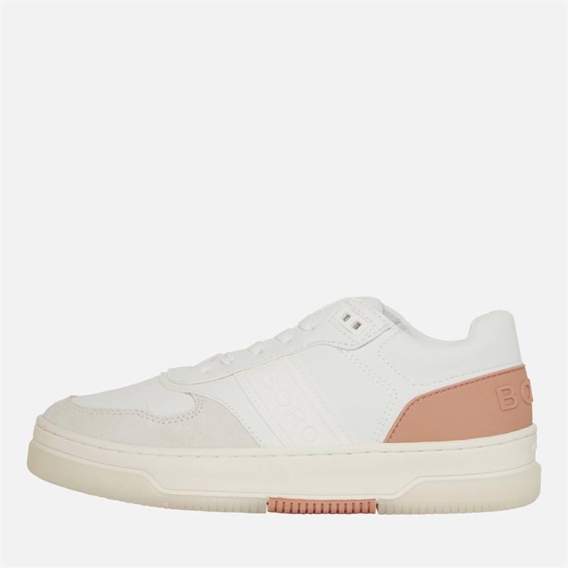 BJORN BORG Baskets Femme T2300 CTR Blanc/Rose