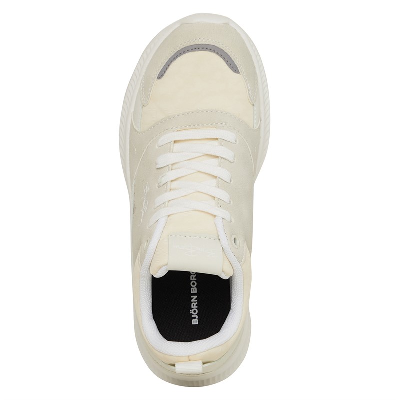 BJORN BORG Baskets Femme R2500 Sig Bsc Blanches