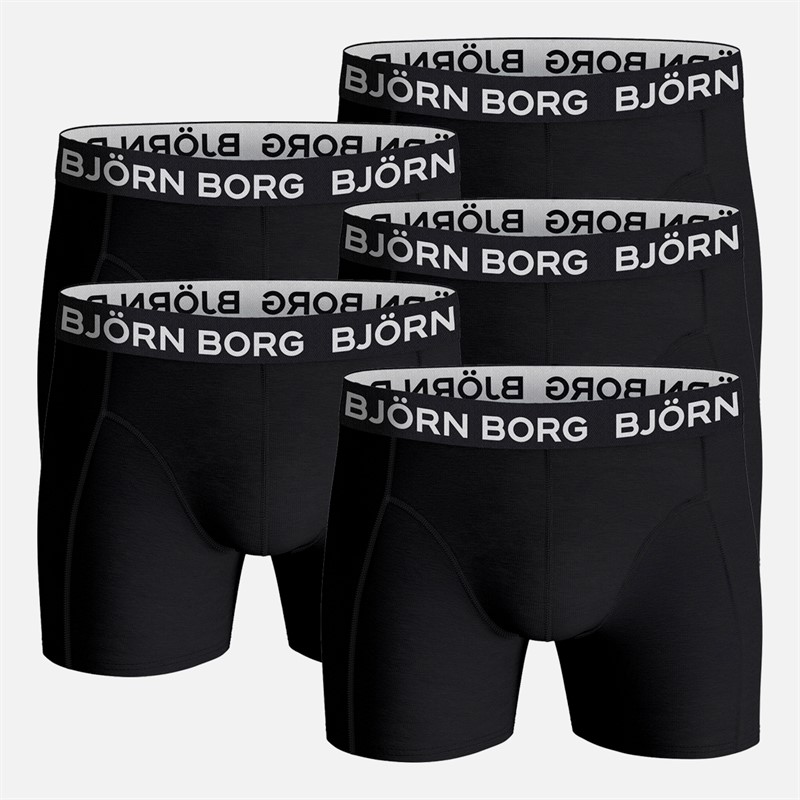 BJORN BORG Herren 5er Pack Boxers Zwart Beauty