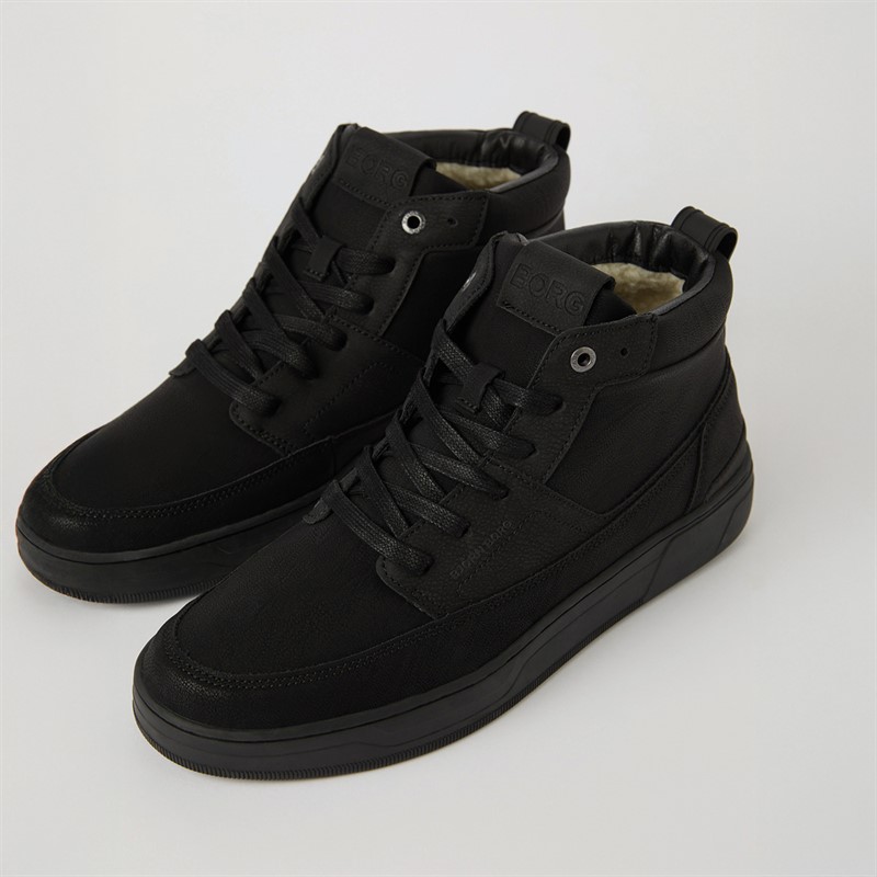 BJORN BORG Herren Game Mid T1050 Sneakers Schwarz