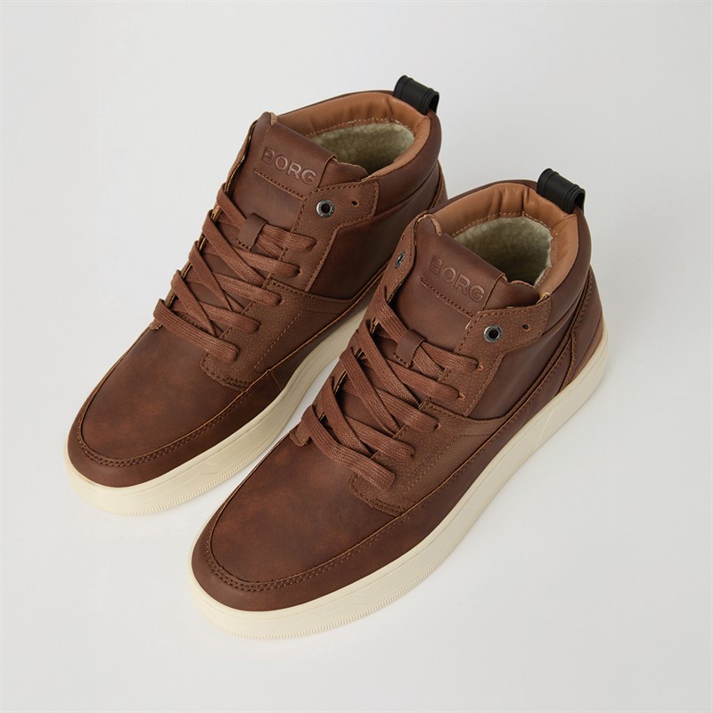 BJORN BORG Herren Game Mid T 1050 Sneaker Cognac