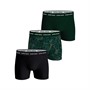 BJORN BORG Herren 3er-Pack Boxershorts Grün/Print/Schwarz