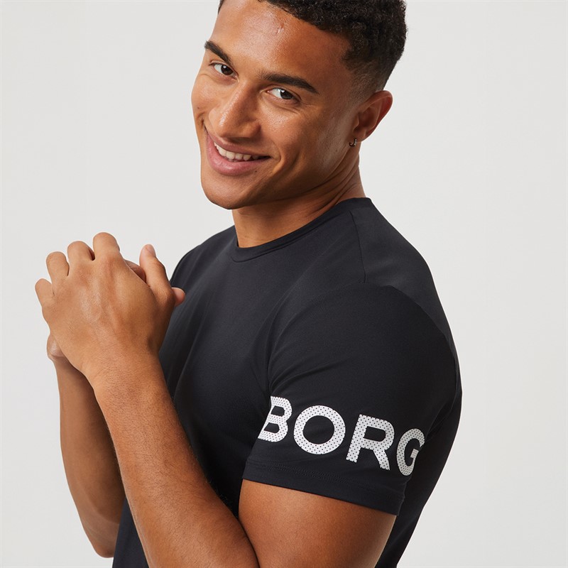 BJORN BORG Herre T-shirt Sort Skønhed