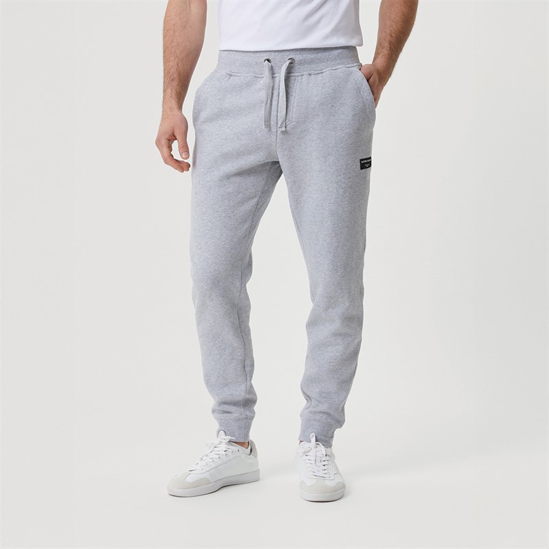 BJORN BORG Herren Centre Tapered Hose Hell Grau Melange