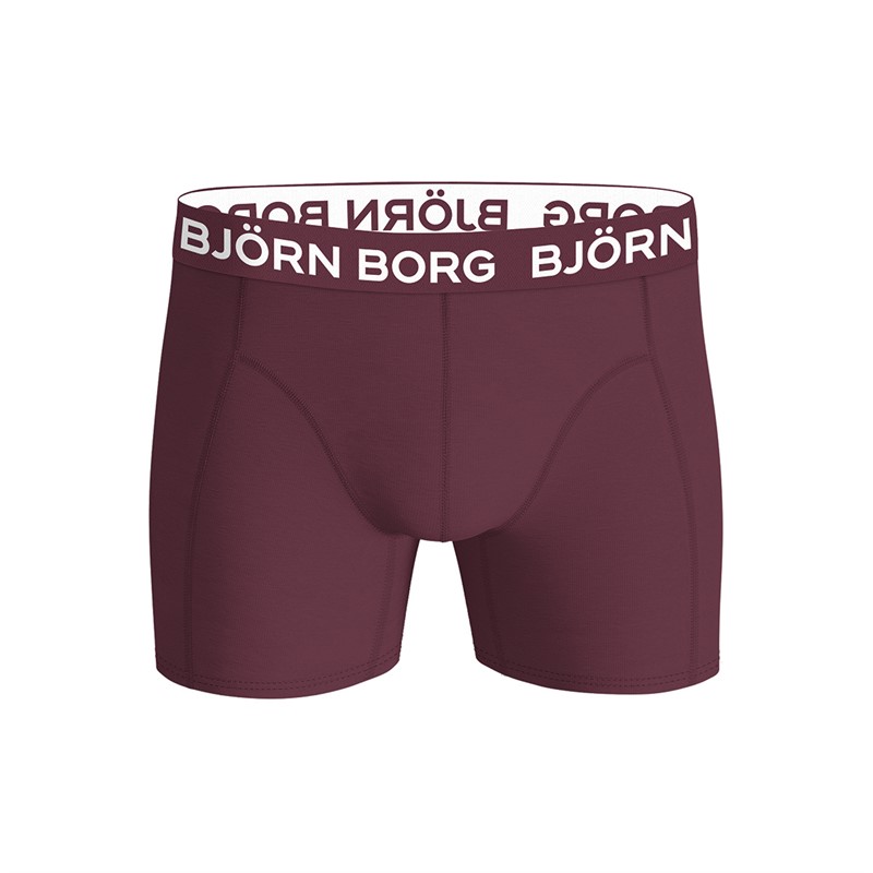 BJORN BORG Herren Fünfer Packung Baumwoll Stretch Boxershorts Multipack 6