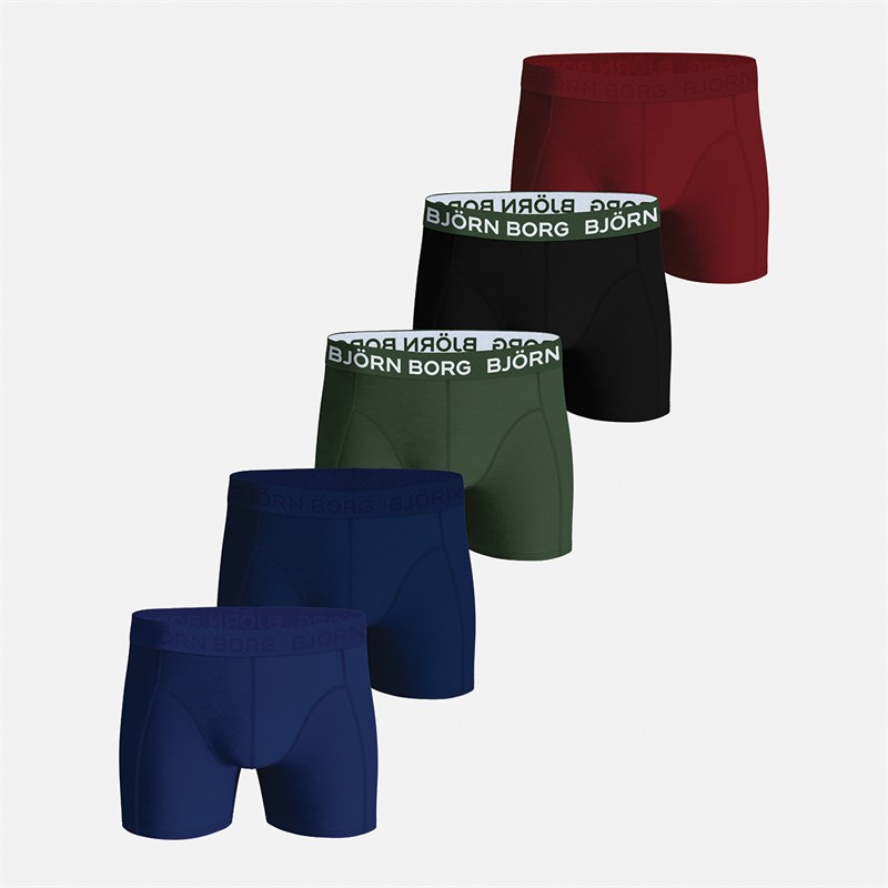 BJORN BORG Jongens Core Set van 5 Boxers Multipack 1