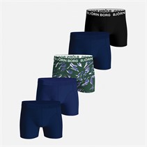 BJORN BORG Drenge Core Fem Pak Boksershorts Multipak 2
