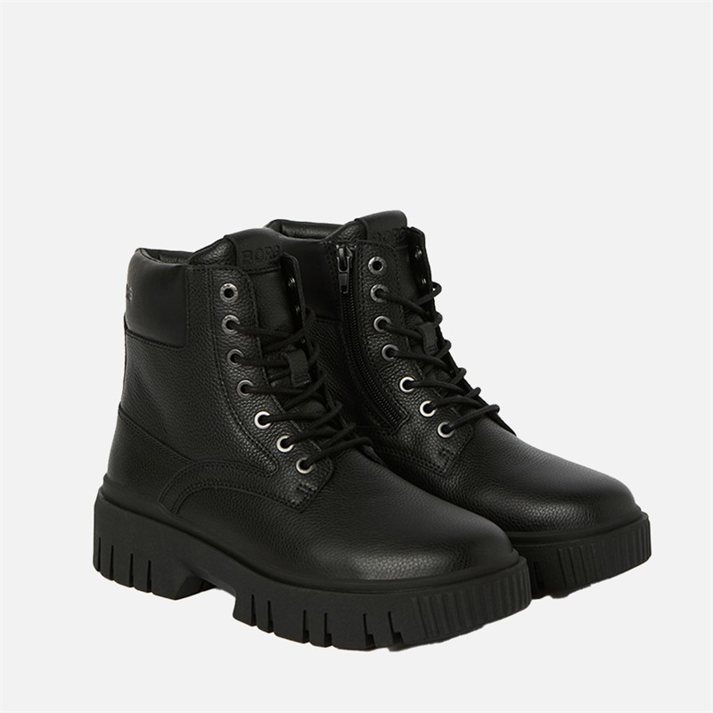 BJORN BORG Damen H300 Wanderstiefel Mid Schwarz