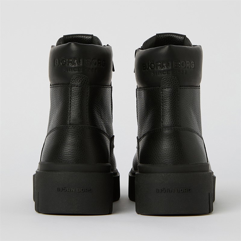 BJORN BORG Damen H300 Wanderstiefel Mid Schwarz