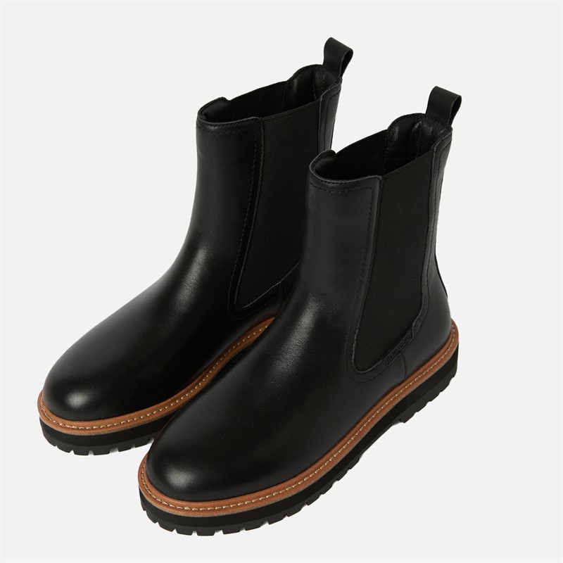 BJORN BORG Damen H600 Wander Chelsea Stiefel Schwarz