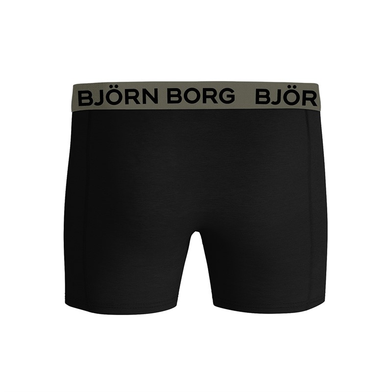 BJORN BORG Herren Sieben Pack Baumwolle Stretch Boxershorts Multipack 1