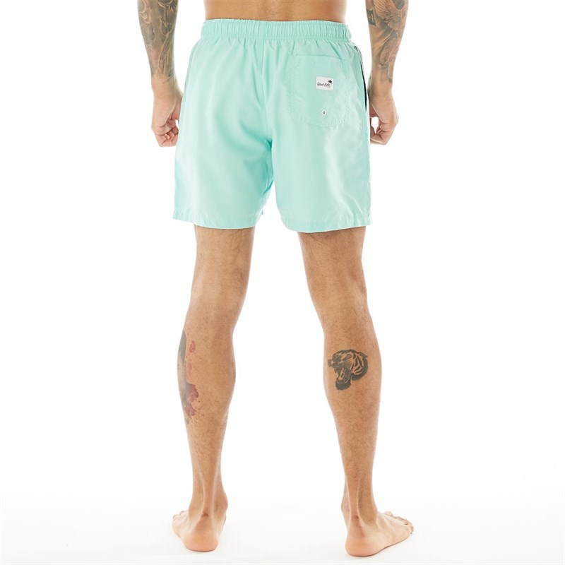 Buy Boardies Mens Mint Green Mid Length Shorts Mint