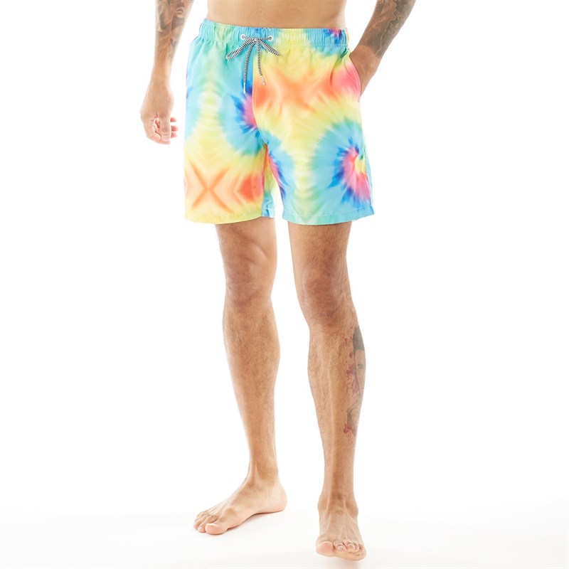 short multicolore homme