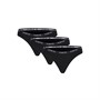 NORVIG Slips String Femme Noir