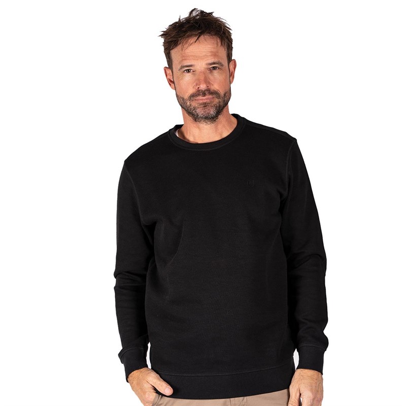Pre end Herre Pre End Trenton O Sweatshirts Sort