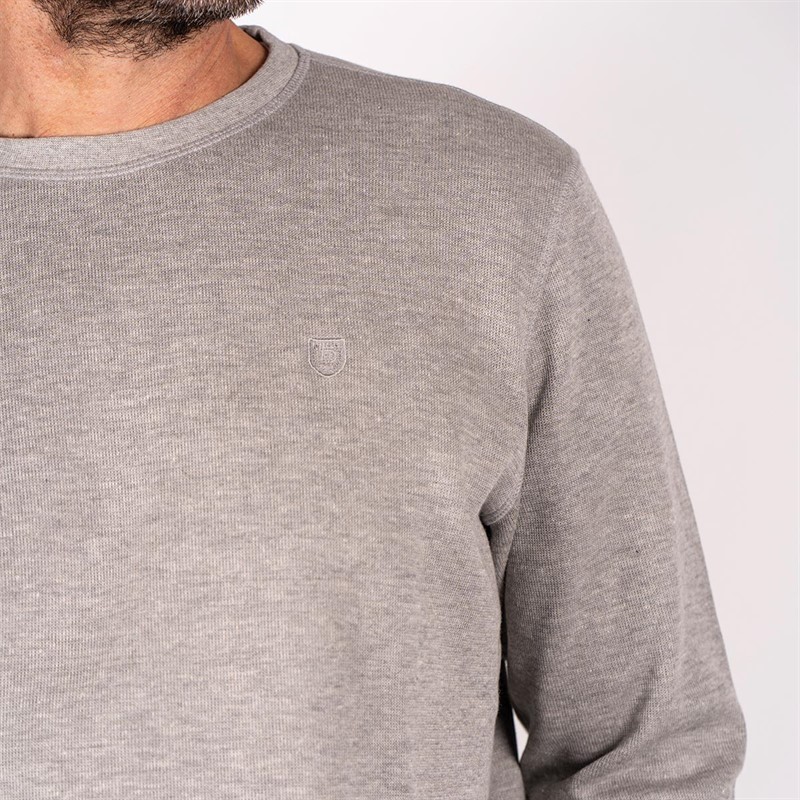 Pre end Herre Pre End Trenton O Sweatshirts Grå Mergel