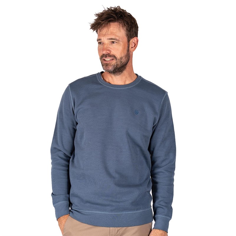 Pre end Herre Pre End Trenton O Sweatshirts Støvet Blå