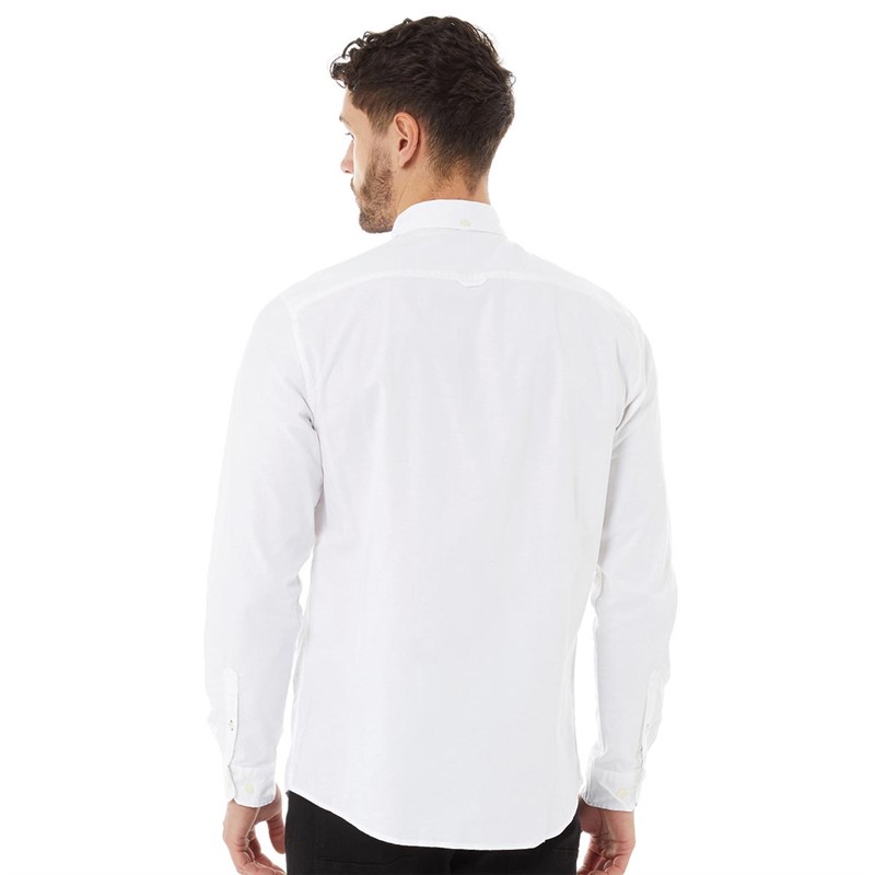 Pre end Herre Pre End Oxford Langærmet shirts Hvid