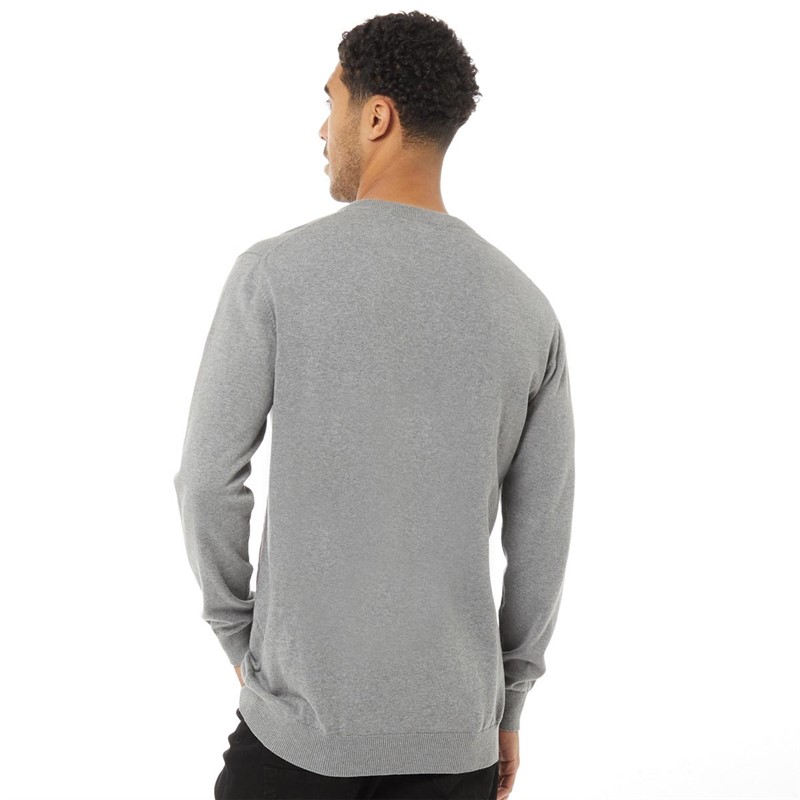 Pre end Herre Pre End Hampton V Contrast wear V-udskæring trøjer Grå Mergel