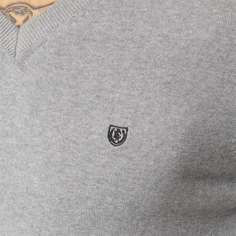 Pre end Herre Pre End Hampton V Contrast wear V-udskæring trøjer Grå Mergel