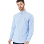 Pre end Herre Pre End Oxford Langærmet shirts Lys Blå