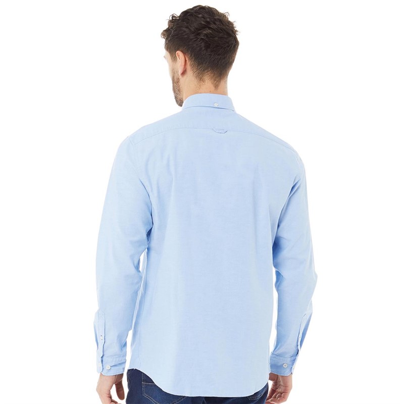 Pre end Herre Pre End Oxford Langærmet shirts Lys Blå