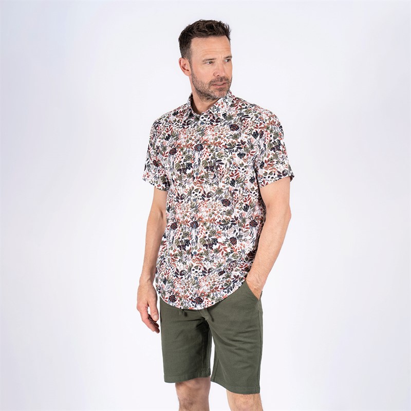 Pre end Heren Rolf Korte Mouw Shirt Licht Leger - Maat M
