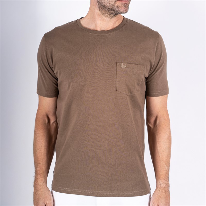 Pre end Herre Jack T-Shirt Gylden Tobak