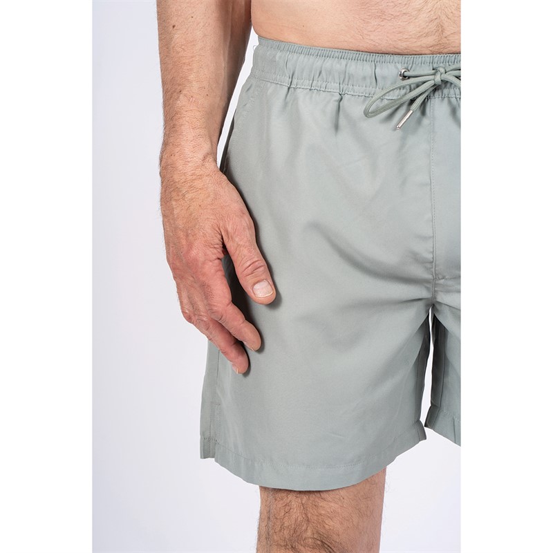 Pre end Heren Cancun Effen Zwemshort Licht Leger