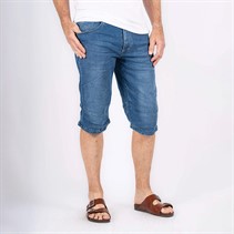 Pre end Herren Bondo 2016 Jeans Shorts Weich Blau Waschung