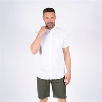 Pre end Herren Frey Kurzarmhemd Optisch Weiss