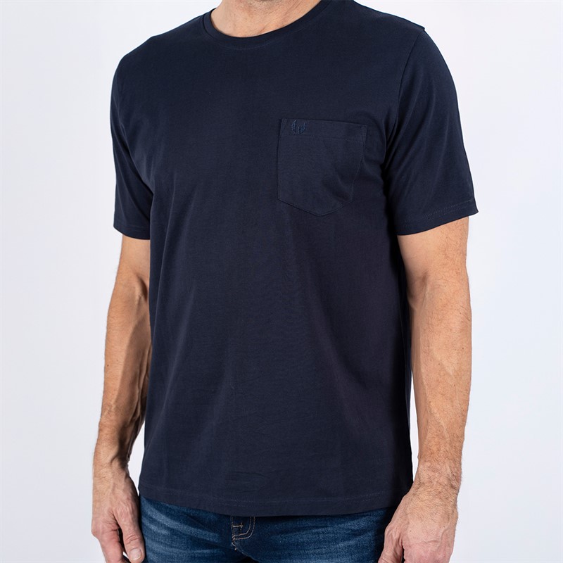 Pre end Herre Jack T-shirt Mørkeblå