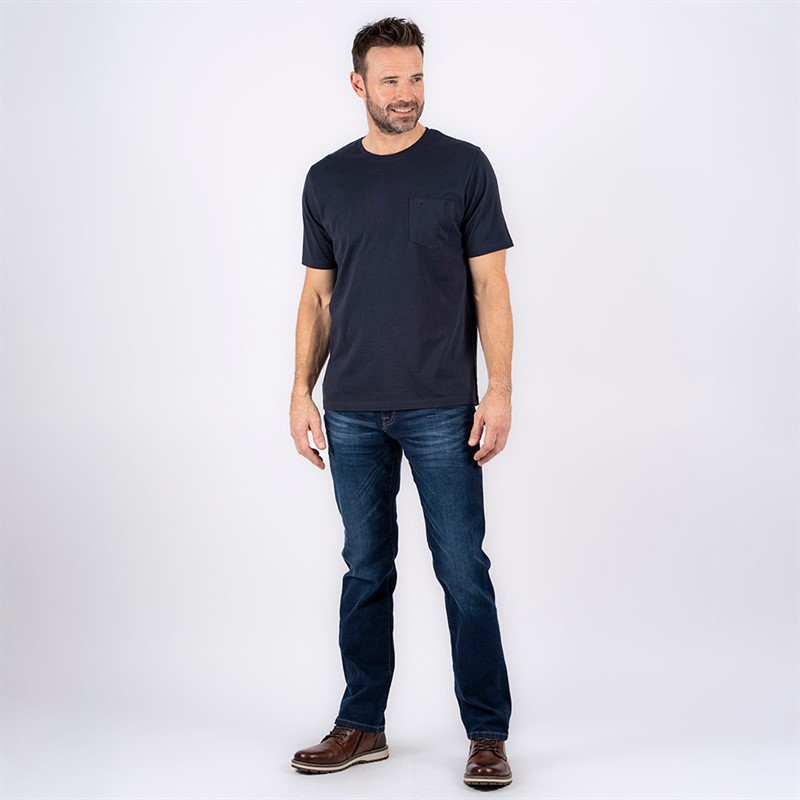Pre end Herre Jack T-shirt Mørkeblå