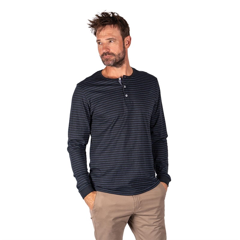 Pre end Herre Pre End Gaston T-shirts med lange ærmer Marineblå