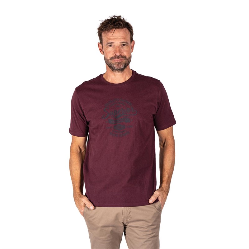 Pre end Herre Pre End Walker T-shirts Mørk Rød