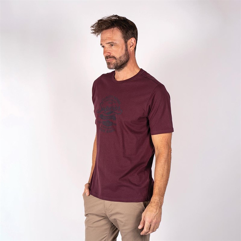 Pre end Herre Pre End Walker T-shirts Mørk Rød