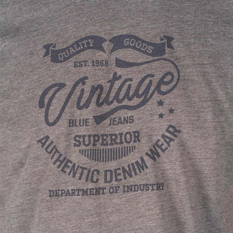 Pre end Herre Pre End Walker T-shirts Grå Mergel