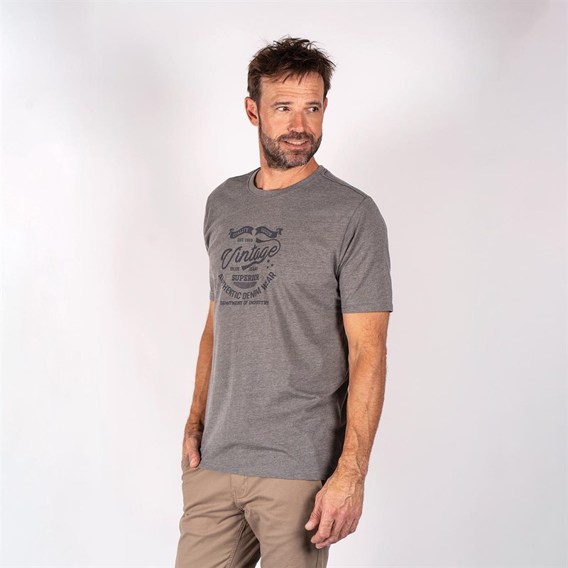 Pre end Herre Pre End Walker T-shirts Grå Mergel