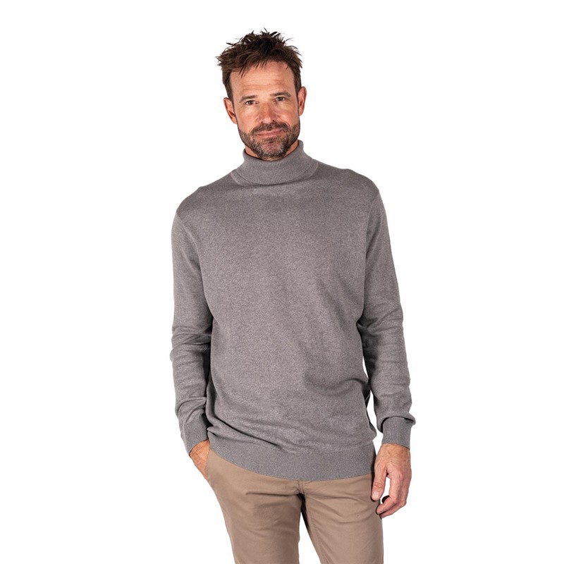 Pre end Pull à col roulé Pre End Hampton Homme Gris