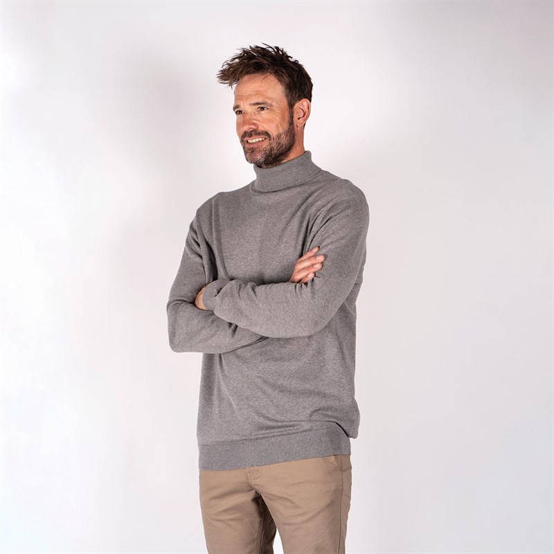 Pre end Pull à col roulé Pre End Hampton Homme Gris
