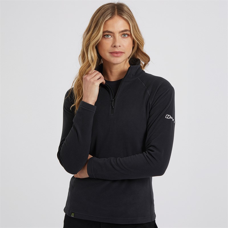 Buy Berghaus Womens Arnside 1 2 Zip Fleece Black