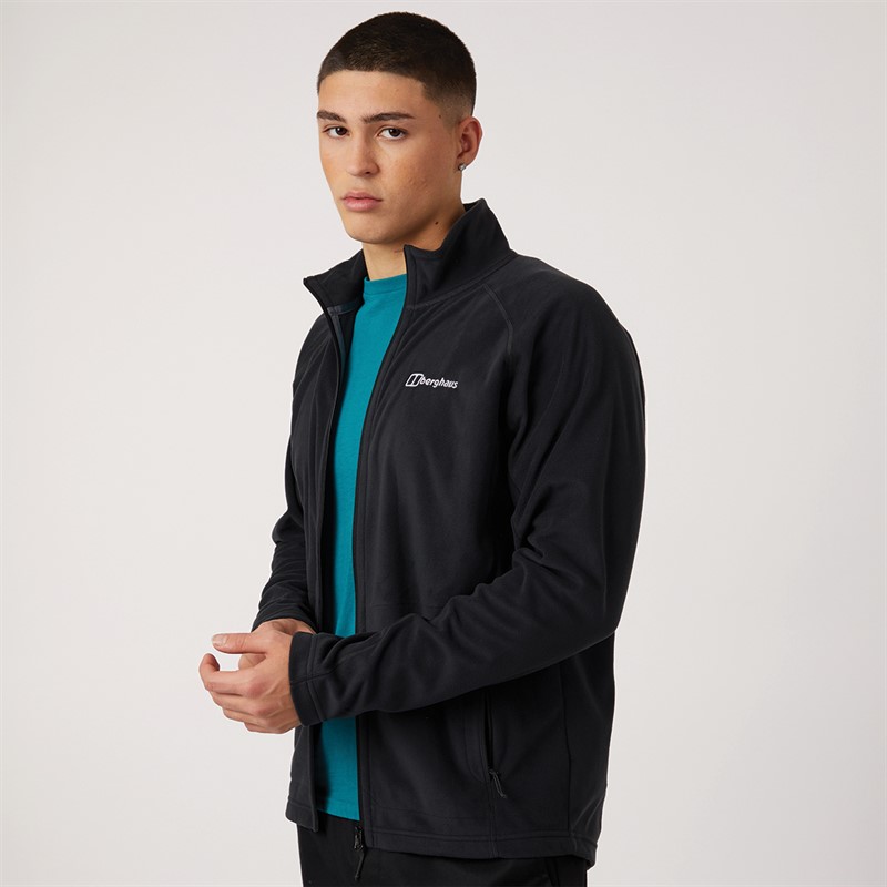 Berghaus Mens Arnside Full Zip Fleece Jacket Black